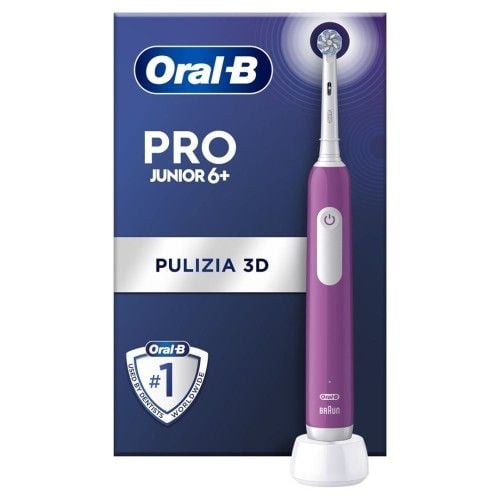 Szczoteczka elektryczna Oral-b Pro Junior Purple. Fioletowe szczoteczki elektryczne BRAUN. Za 166.99 zł.