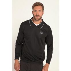 Męska Bluza FLEXNAMIC® Odzież golfowa kołnierzyk polo. Czarna bluzy nierozpinane męskie JAY-PI, m, bez wzorów, z materiału, sportowe, bez ramiączek, bez kaptura. Za 244.99 zł.