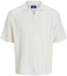 Jack&Jones koszulka męska JORPAROS KNIT ESTER SS CROCHET POLO 12272562 SEA SALT M. Niebieskie koszulki polo męskie Jack & Jones, m, bez wzorów, bez kołnierzyka, bez ramiączek. Za 196.65 zł.