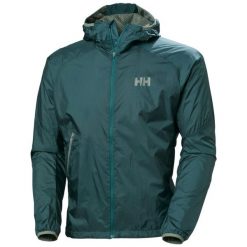 Kurtka wodoodporna Helly Hansen Rapide. Zielone kurtki męskie Helly Hansen, l, bez wzorów, bez ramiączek, bez kaptura. W wyprzedaży za 781.00 zł.
