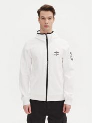 Aeronautica Militare Kurtka przejściowa 251AF497F559 Biały Regular Fit. Białe kurtki męskie Aeronautica Militare, m, bez wzorów, z syntetyku, bez ramiączek, bez kaptura. Za 439.99 zł.