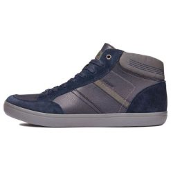 Geox Tenisówki Męskie Box, 40, Ciemnoniebieskie. Szare trampki męskie Geox. W wyprzedaży za 345.00 zł.