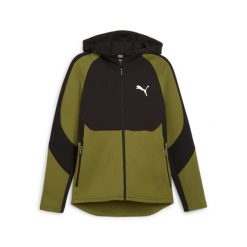 Puma Bluza Evostripe Fz Dk 67899533. Zielone bluzy nierozpinane męskie Puma, l, bez wzorów, sportowe, bez ramiączek, bez kaptura. Za 204.99 zł.