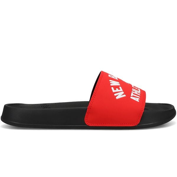 Klapki męskie New Balance SMF200T3 – czerwone. Czerwone klapki i japonki męskie New Balance, bez wzorów. Za 99.99 zł.