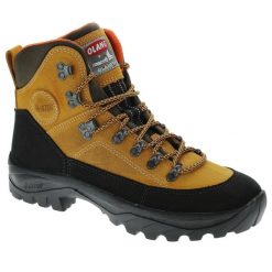 Buty trekkingowe Olang NEPAL TEX. Brązowe buty zimowe męskie Olang, bez wzorów, sportowe, bez obcasa, bez zapięcia. W wyprzedaży za 545.50 zł.
