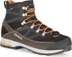 Buty trekkingowe męskie Aku M'S TREKKER PRO GTX, black/ orange, 45. Czarne buty trekkingowe męskie Aku, bez wzorów, bez zapięcia. Za 756.25 zł.