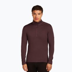 Bluza termoaktywna męska icebreaker 260 Tech LS Half Zip. Brązowe bielizna termoaktywna męska Icebreaker, m, bez wzorów, bez ramiączek, narciarskie. Za 479.99 zł.
