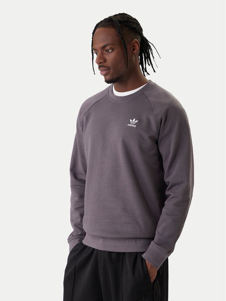 Adidas Bluza Trefoil Essentials JW3598 Szary Regular Fit. Szare bluzy nierozpinane męskie ADIDAS, m, bez wzorów, z bawełny, bez ramiączek, bez kaptura. Za 219.99 zł.