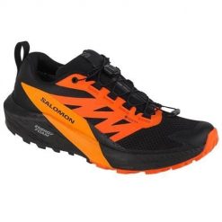 Buty do biegania męskie Salomon Sense Ride 5 Gtx. Czarne buty do biegania męskie Salomon, bez wzorów, z materiału, bez zapięcia, do biegania. Za 699.00 zł.
