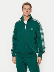 Adidas Bluza adicolor Classics Firebird JP2543 Zielony Loose Fit. Zielone bluzy rozpinane męskie ADIDAS, m, bez wzorów, z syntetyku, bez ramiączek, bez kaptura. Za 339.99 zł.