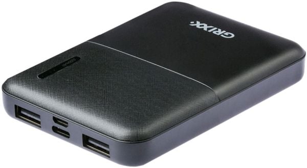 Grixx Powerbank 5000mAh Micro USB & USB-C Black. Czarne powerbanki Grixx. Za 55.63 zł.