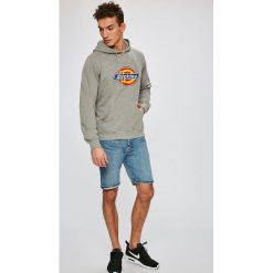 Dickies - Bluza. Szare bluzy z kapturem męskie marki Dickies, l, z nadrukiem, z bawełny, z kapturem. W wyprzedaży za 219.90 zł.
