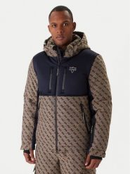 Guess Kurtka narciarska M5BL0N WF182 Beżowy Regular Fit. Brązowe kurtki narciarskie i snowboardowe męskie Guess, na zimę, l, z aplikacjami, z syntetyku, bez kaptura, narciarskie. Za 1,739.00 zł.