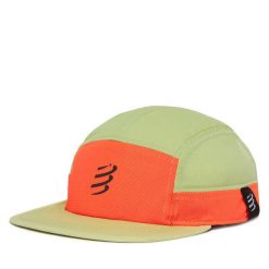 Czapka z daszkiem Compressport. Zielone czapki męskie Compressport, bez wzorów, sportowe. Za 129.99 zł.