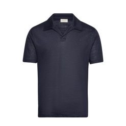Koszulka polo męska Gant Linen Ss Polo. Niebieskie koszulki polo męskie Gant, m, bez wzorów, ze lnu, bez kołnierzyka, bez ramiączek. W wyprzedaży za 223.00 zł.