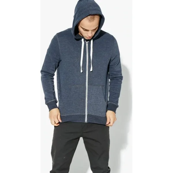 Confront Bluza King , granatowy, rozmiar L. Niebieskie bluzy rozpinane męskie Confront, l, bez wzorów, z bawełny, z kapturem. W wyprzedaży za 69.99 zł.
