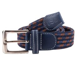 Plecione paski, elastyczny materiał USG Every Day. Brązowe paski męskie USG, bez wzorów, z materiału. Za 139.00 zł.