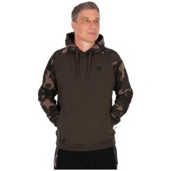 Bluza Z Kapturem Męska Wędkarska Fox Khaki Camo Premium 310 Hoodie. Brązowe bluzy z kapturem męskie FOX, m, bez wzorów, z kapturem. Za 260.99 zł.