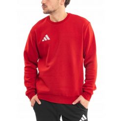 Bluza Męska adidas Entrada 26 Bez Kaptura Sportowa Bawełniana roz. XL. Czerwone bluzy z kapturem męskie ADIDAS, m, bez wzorów, z bawełny, bez kaptura. Za 135.00 zł.