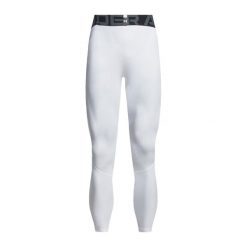 Legginsy męskie Under Armour HG Armour 3/4. Białe legginsy męskie Under Armour, m, bez wzorów, do biegania. Za 129.99 zł.