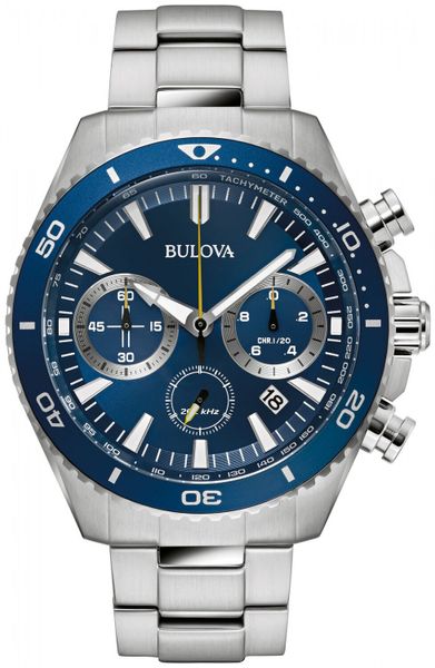 Zegarek męski Bulova 98B393 srebrny. Szare zegarki męskie Bulova, srebrne. Za 1,650.00 zł.
