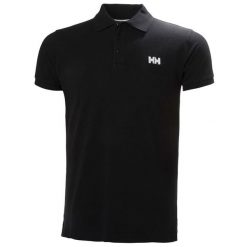 Polo Helly Hansen Transat. Czarne koszulki polo męskie Helly Hansen, na lato, m, bez wzorów, bez kołnierzyka, bez ramiączek. W wyprzedaży za 216.50 zł.
