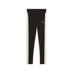 Młodzieżowe legginsy Essentials Tape PUMA. Brązowa legginsy męskie Puma, m, bez wzorów, na jogę i pilates. W wyprzedaży za 74.00 zł.