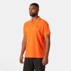 Polo Helly Hansen Transat. Brązowe koszulki polo męskie Helly Hansen, na lato, m, bez wzorów, bez kołnierzyka, bez ramiączek. W wyprzedaży za 216.50 zł.