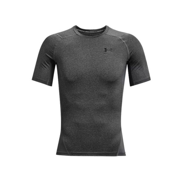 Jersey Under Armour à manches courtes. Czarne bielizna termoaktywna męska Under Armour, m, bez wzorów, z jersey, bez ramiączek, na fitness i siłownię. Za 231.99 zł.