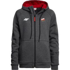 Bluza męska Polska Pyeongchang 2018 BLM901 - szary melanż. Szare bluzy rozpinane męskie 4f, na zimę, m, bez wzorów, z bawełny, bez ramiączek, bez kaptura. W wyprzedaży za 199.99 zł.