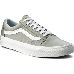 Tenisówki VANS - Old Skool VA38G1QD5 (Leather) Oxford/Drizzle. Szare trampki męskie Vans, z gumy. W wyprzedaży za 259.00 zł.