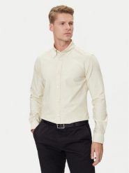 BOSS Koszula H-Roan 50544917 Biały Slim Fit. Białe koszule męskie Boss, m, bez wzorów, z bawełny, bez kołnierzyka, bez ramiączek. Za 469.99 zł.