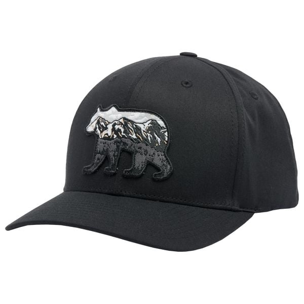 Czapka z daszkiem dla dorosłych Lost Lager 3D Stretch Snapback. Czarne czapki męskie Columbia, bez wzorów, z elastanu. Za 139.99 zł.