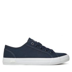 Tenisówki Lee. Niebieskie trampki męskie Lee, bez wzorów, bez zapięcia. Za 119.99 zł.