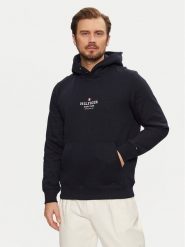 Tommy Hilfiger Bluza MW0MW39050 Granatowy Regular Fit. Niebieskie bluzy nierozpinane męskie Tommy Hilfiger, m, bez wzorów, z syntetyku, bez ramiączek, bez kaptura. Za 259.99 zł.