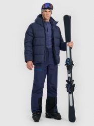 4F Spodnie narciarskie softshellowe membrana 10000 męskie - granatowe 3XL. Niebieskie spodnie narciarskie i snowboardowe męskie 4f, bez wzorów, z materiału, narciarskie. Za 699.99 zł.
