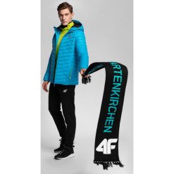 Kurtka puchowa męska 4Hills KUMP100 - niebieski. Kurtki męskie marki 4f. Za 499.99 zł.