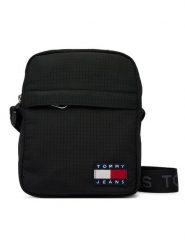 Tommy Jeans Saszetka Tjm Ess Daily Ripstop Reporter AM0AM14211 Czarny. Czarne saszetki męskie Tommy Jeans, bez wzorów, z jeansu. Za 249.99 zł.
