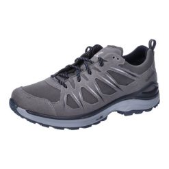Buty trekkingowe męskie Lowa Innox Evo Ii Gtx. Niebieskie buty trekkingowe męskie Lowa, bez wzorów, z materiału, bez zapięcia. Za 829.00 zł.