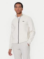 BOSS Kardigan League FZ 50547505 Écru Regular Fit. Kardigany męskie Boss, l, bez wzorów, z wiskozy, bez ramiączek. Za 709.99 zł.