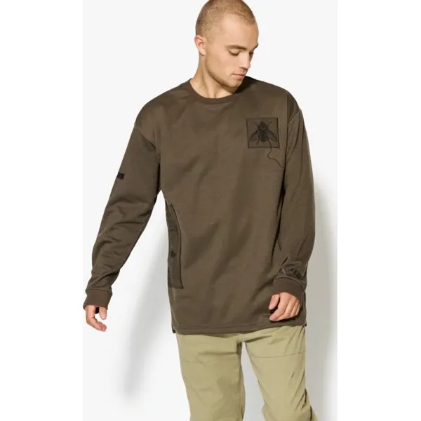 Confront Bluza Juniper , brązowy, rozmiar L. Brązowe bluzy nierozpinane męskie Confront, l, bez wzorów, z materiału, bez ramiączek, bez kaptura. W wyprzedaży za 63.99 zł.