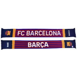 Szalik FC Barcelona dwustronny oficjalny licencjonowany. Czerwone szaliki męskie FC Barcelona, bez wzorów, sportowe. Za 119.00 zł.