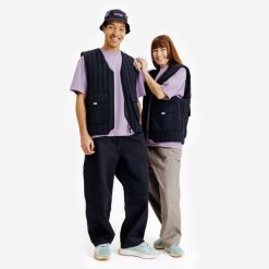 Kurtka puchowa Decathlon x Tetsunori. Czarne kurtki męskie Decathlon, m, bez wzorów, z materiału, bez ramiączek, bez kaptura. Za 269.99 zł.