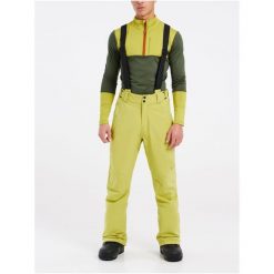 Spodnie narciarskie/snowboardowe z szelkami męskie Protest MIIKKA. Zielone spodnie narciarskie i snowboardowe męskie Protest, bez wzorów, narciarskie. W wyprzedaży za 519.90 zł.