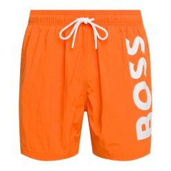 Szorty kąpielowe męskie Hugo Boss Octopus. Brązowe kąpielówki męskie Hugo Boss, m, bez wzorów. Za 149.99 zł.