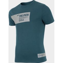 T-shirt męski TSM207z - zielony melanż. T-shirty męskie 4f. W wyprzedaży za 29.99 zł.