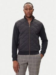 Bugatti Bluza 8700-85056D Szary Regular Fit. Szare bluzy rozpinane męskie Bugatti, m, bez wzorów, z bawełny, bez ramiączek, bez kaptura. Za 759.99 zł.