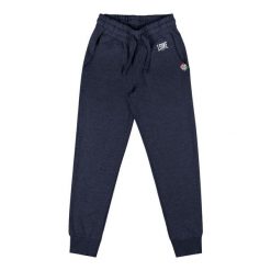 Spodnie dresowe z bawełna z sznurek regulacyjny na co dzień. Niebieskie spodnie na co dzień męskie LEONE 1947 APPAREL, bez wzorów, z bawełny, sportowe. W wyprzedaży za 67.30 zł.