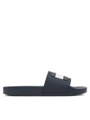 Tommy Jeans Klapki Pool Slide Ess EM0EM01191 Granatowy. Niebieskie klapki i japonki męskie Tommy Jeans, bez wzorów, z jeansu. Za 109.99 zł.
