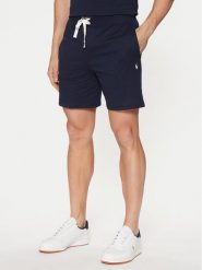 Polo Ralph Lauren Szorty sportowe 714965506004 Granatowy Regular Fit. Niebieskie szorty sportowe męskie Polo Ralph Lauren, bez wzorów, z bawełny, sportowe. Za 299.99 zł.